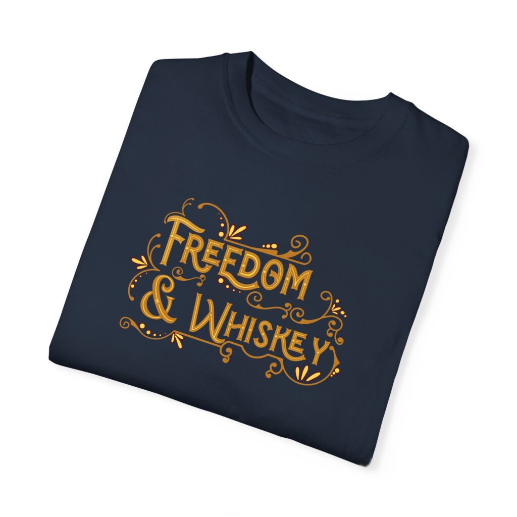 Freedom & Whiskey Gold Folded